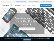 Tablet Screenshot of isense.pl